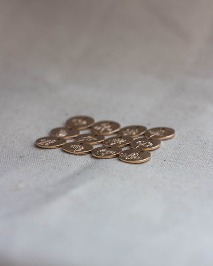 9.5mm Birth Flower Charm, CH16
