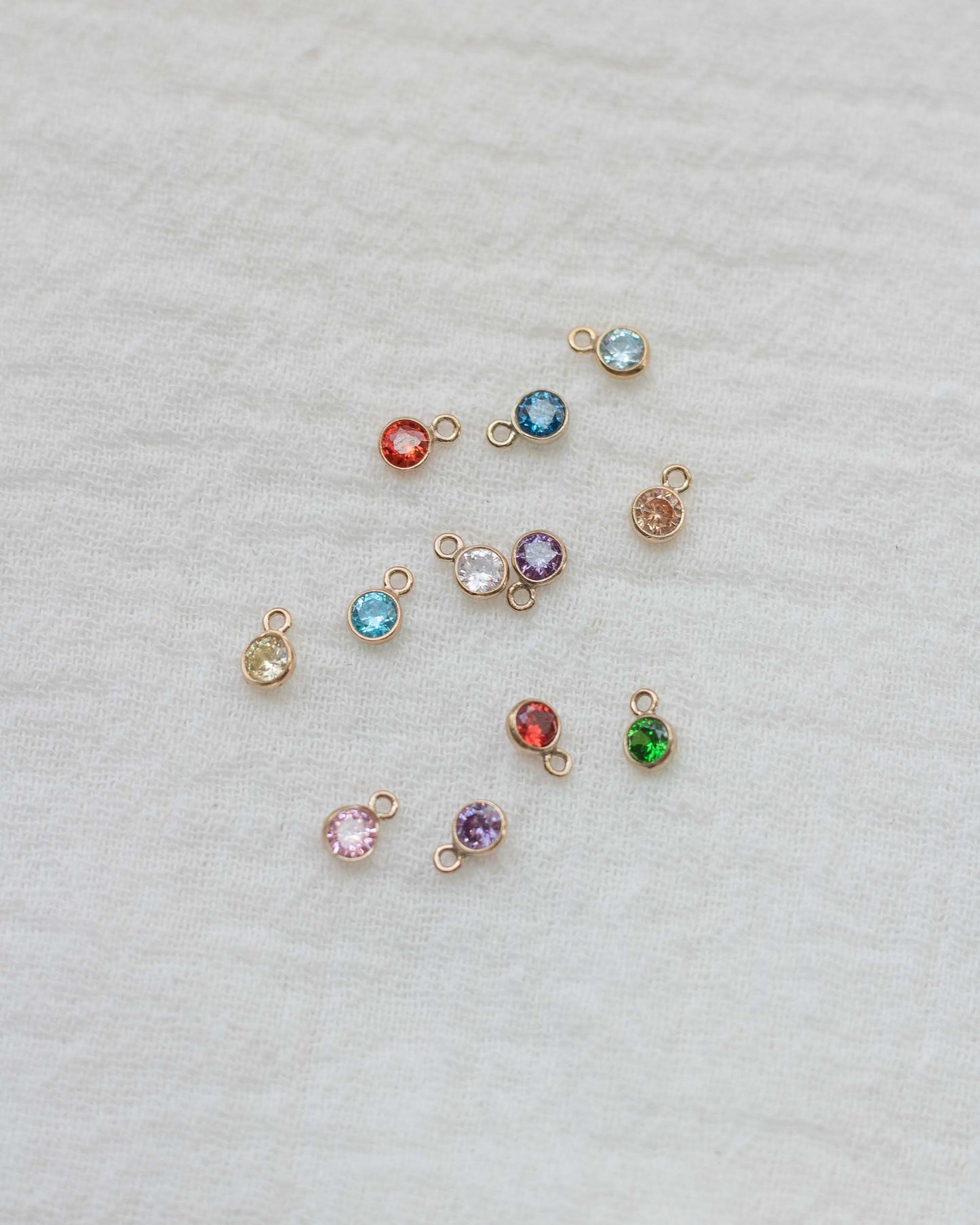 3mm Birthstone Charm, CH29