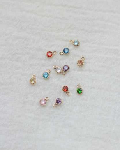 3mm Birthstone Charm, CH29