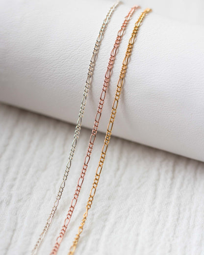 1.5mm Figaro Chain, S13, G13, R13