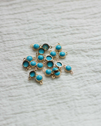4mm Turquoise Connector, CN42