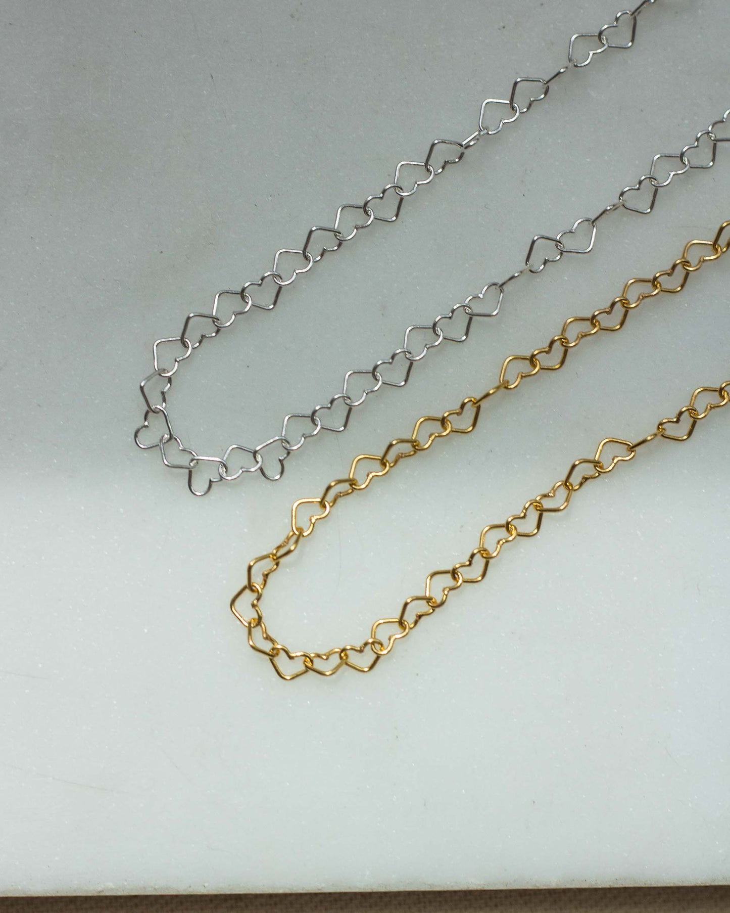 2.8mm Heart Chain, G36