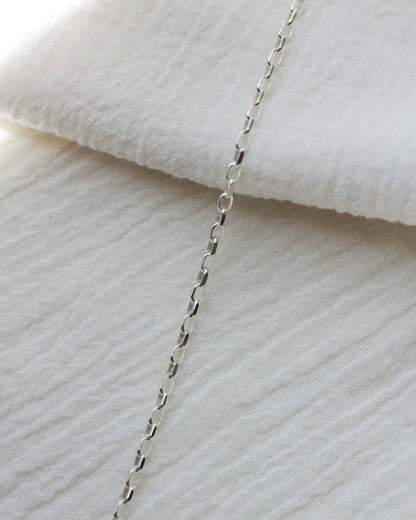 2mm Diamond Cut Long Rolo Chain, S38