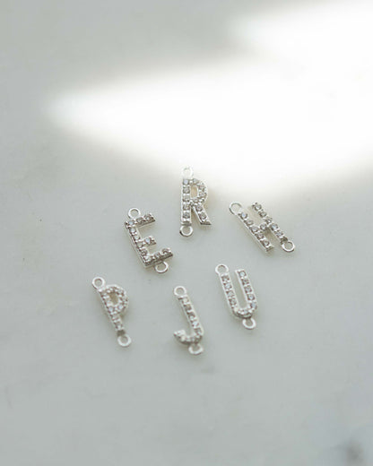 Pave CZ Initial Connector, CN49
