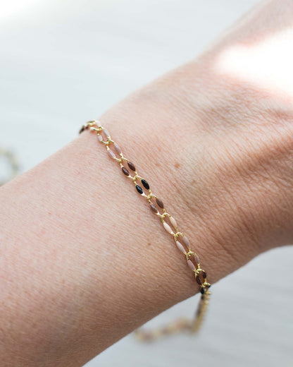 Neutrals Multi Color Enamel Chain, GP104