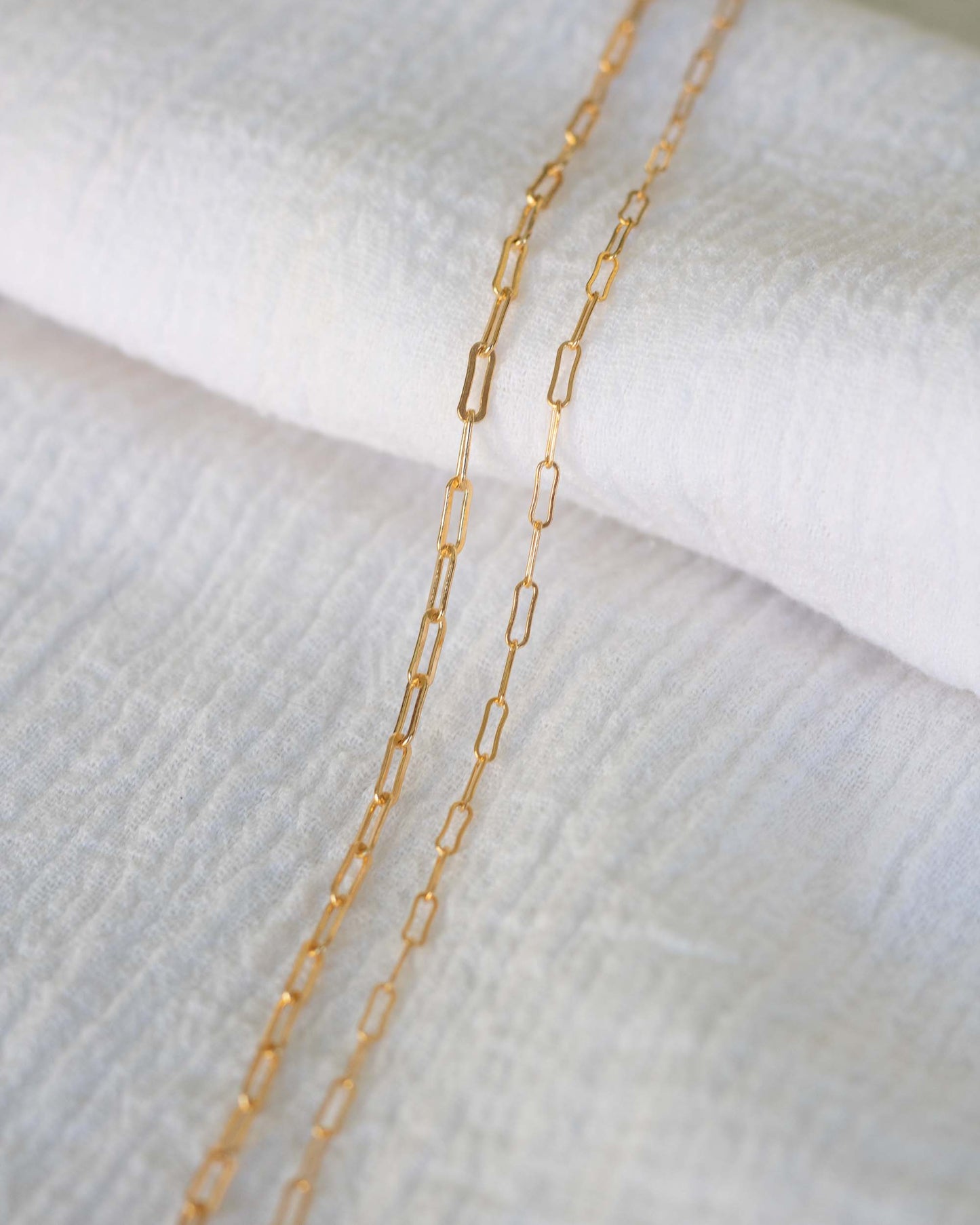 2mm Flat Paperclip Chain, G16, S16, R16