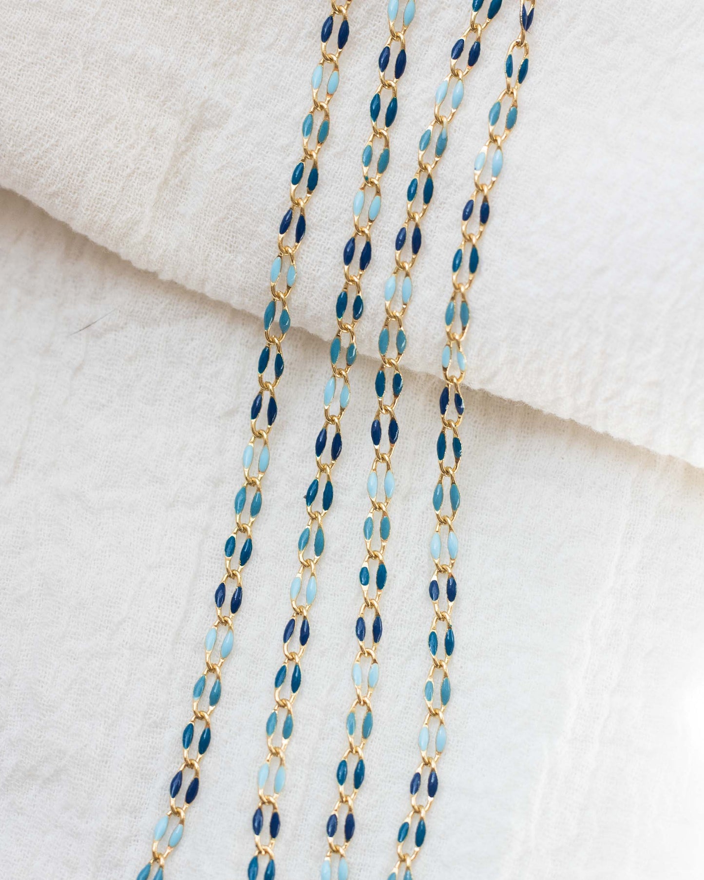 Ocean Multi Color Enamel Chain, GP115