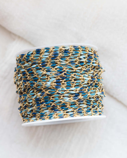 Ocean Multi Color Enamel Chain, GP115