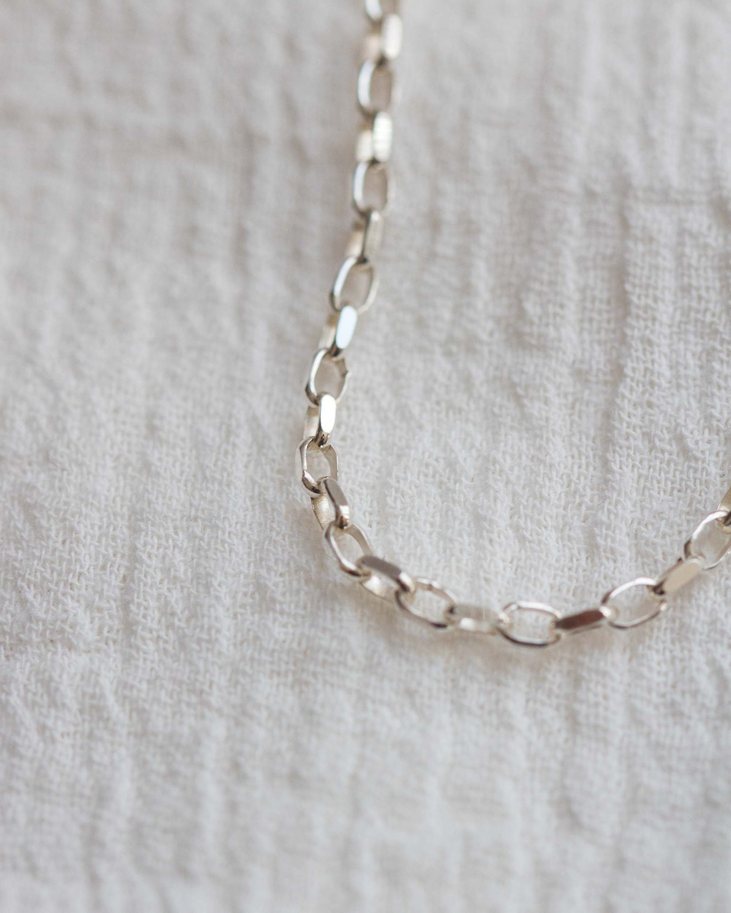 2mm Diamond Cut Long Rolo Chain, S38