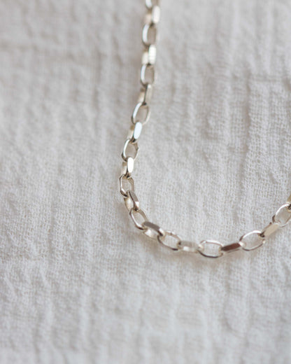2mm Diamond Cut Long Rolo Chain, S38