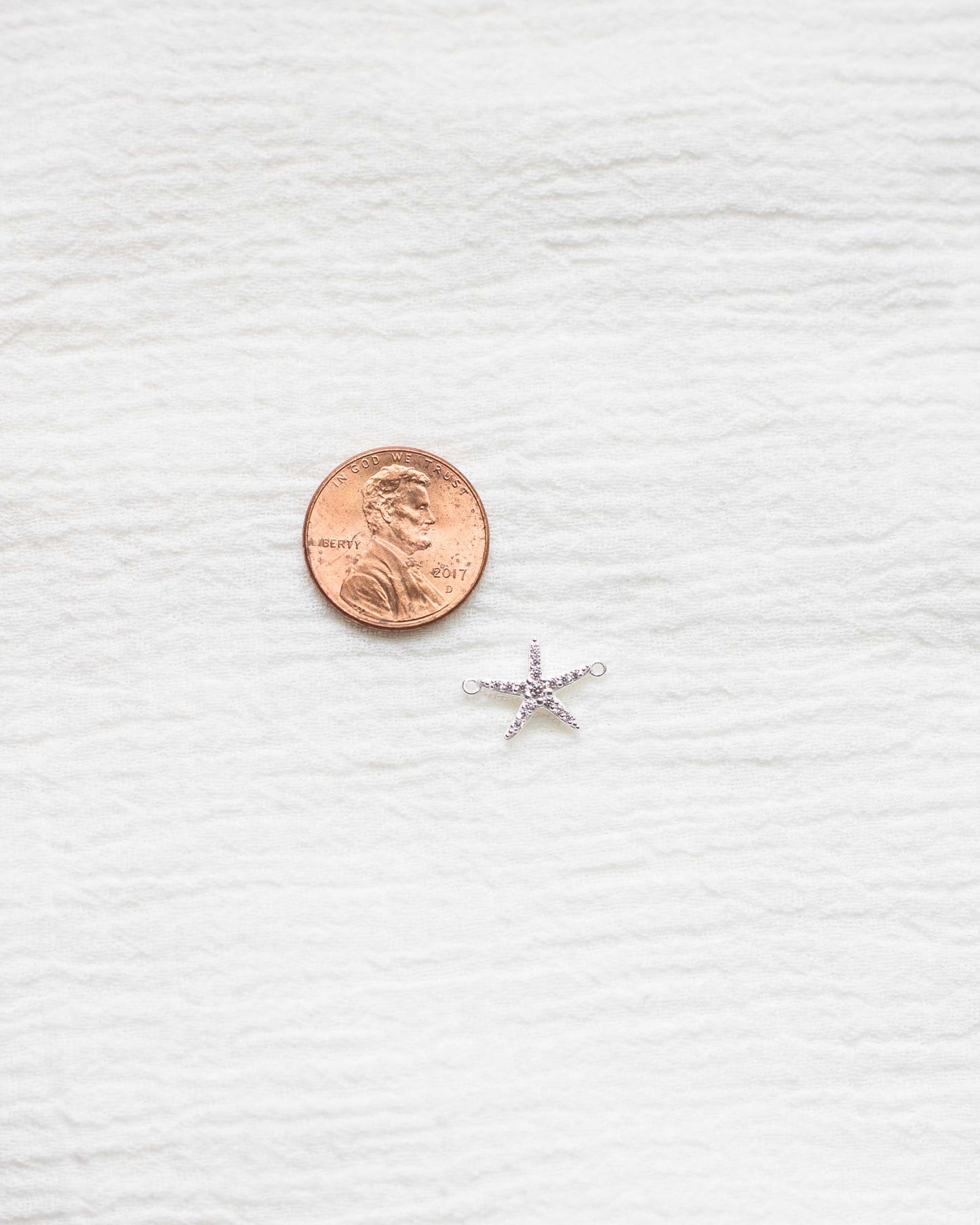 Starfish CZ Pave Connector, CN80