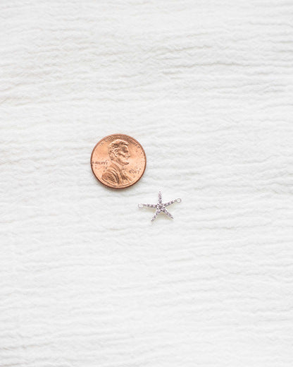 Starfish CZ Pave Connector, CN80