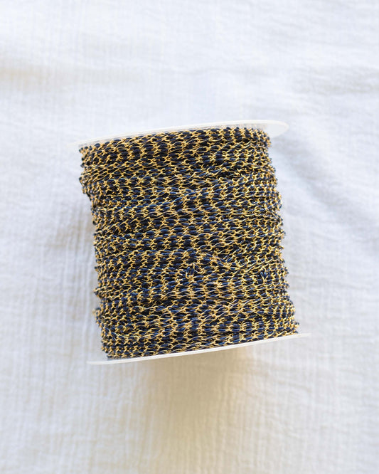Navy Blue Enamel Chain, GP123