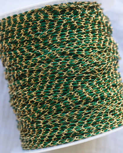 Green Enamel Chain, GP128