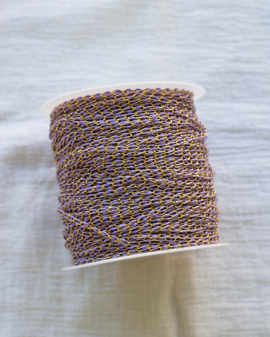 Lavender Enamel Chain, GP119