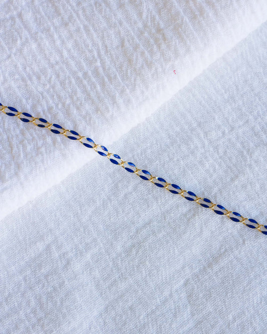 Blue Enamel Chain, GP131