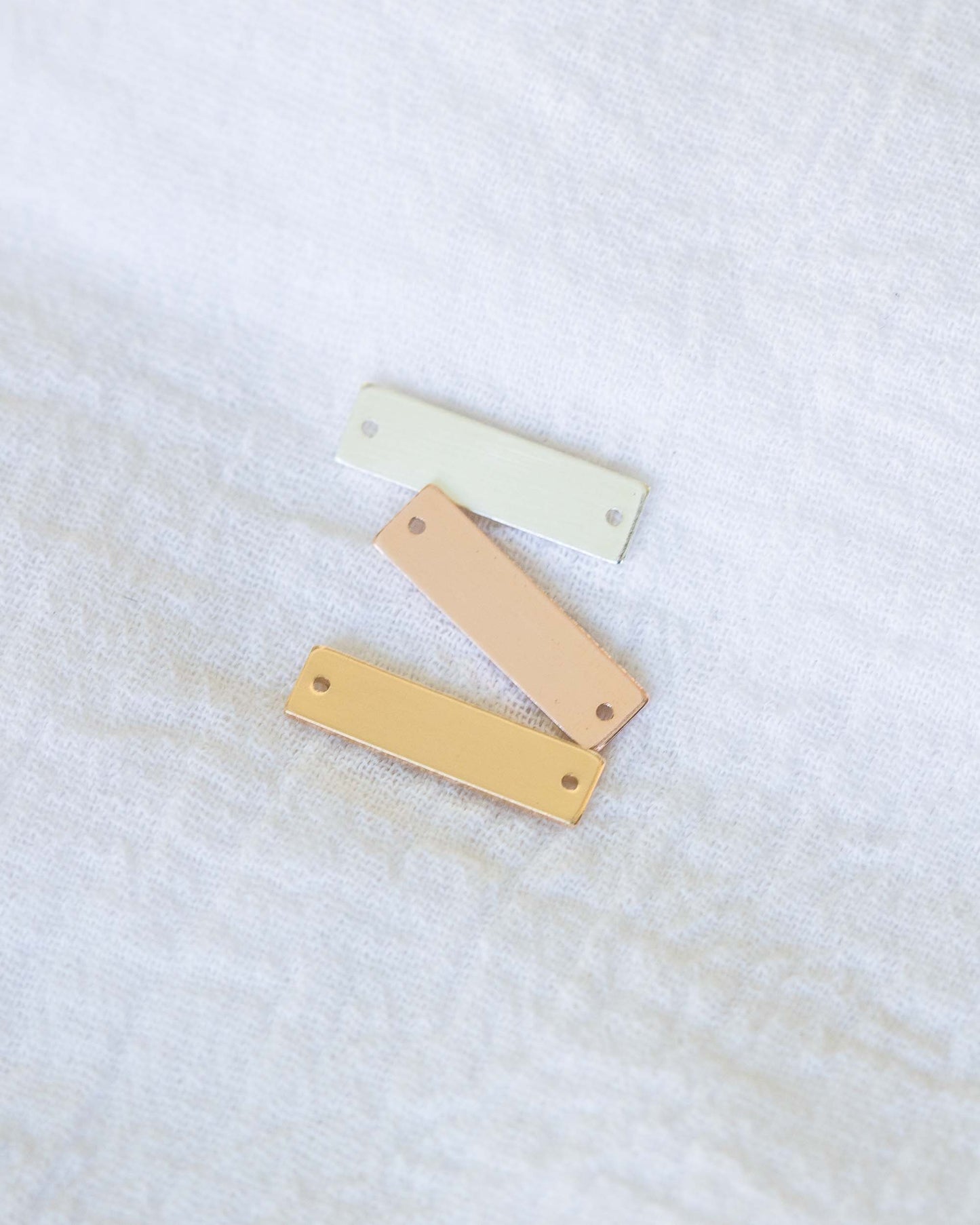 19x5mm Bracelet Blank with Two Holes, CN91