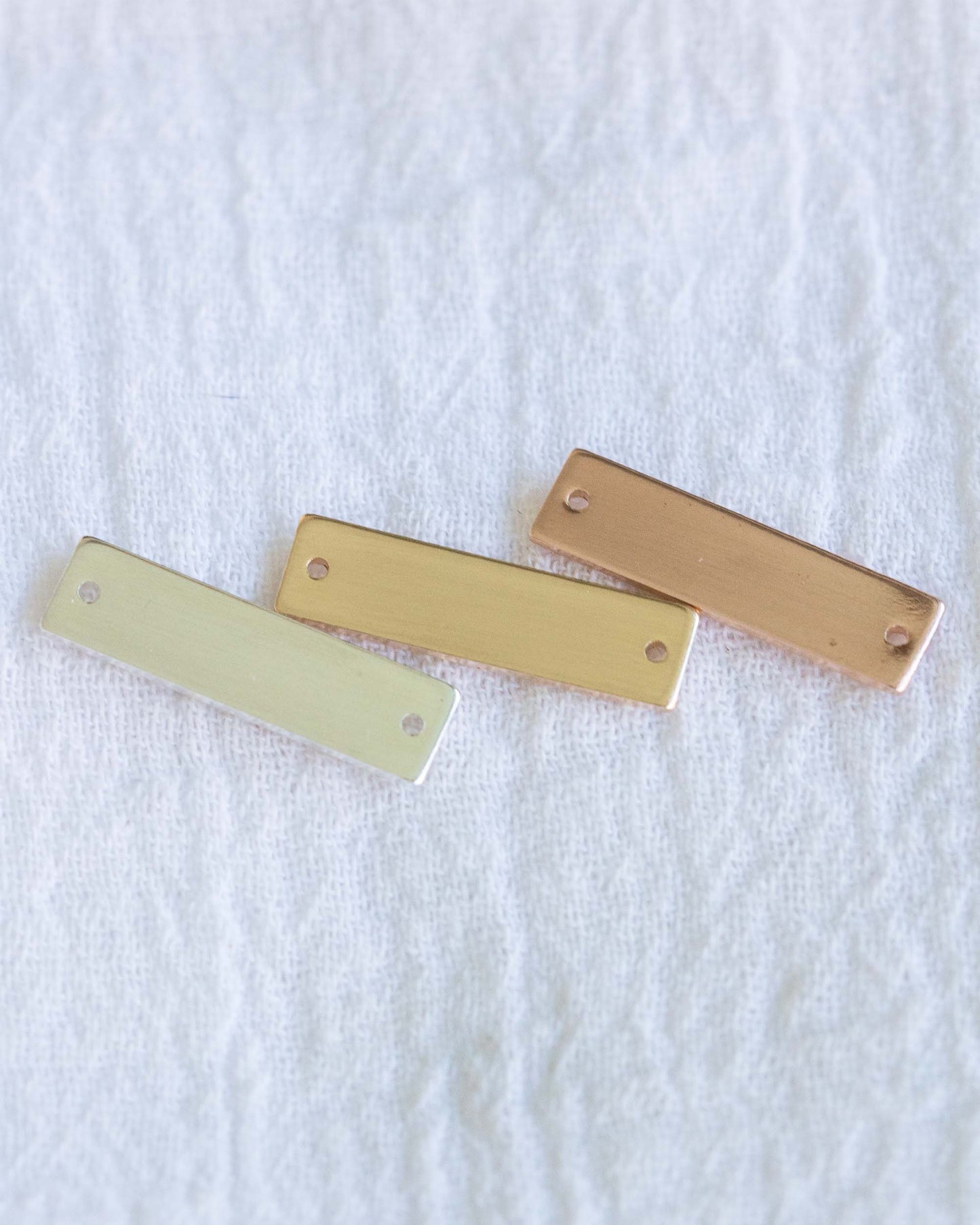 19x5mm Bracelet Blank with Two Holes, CN91