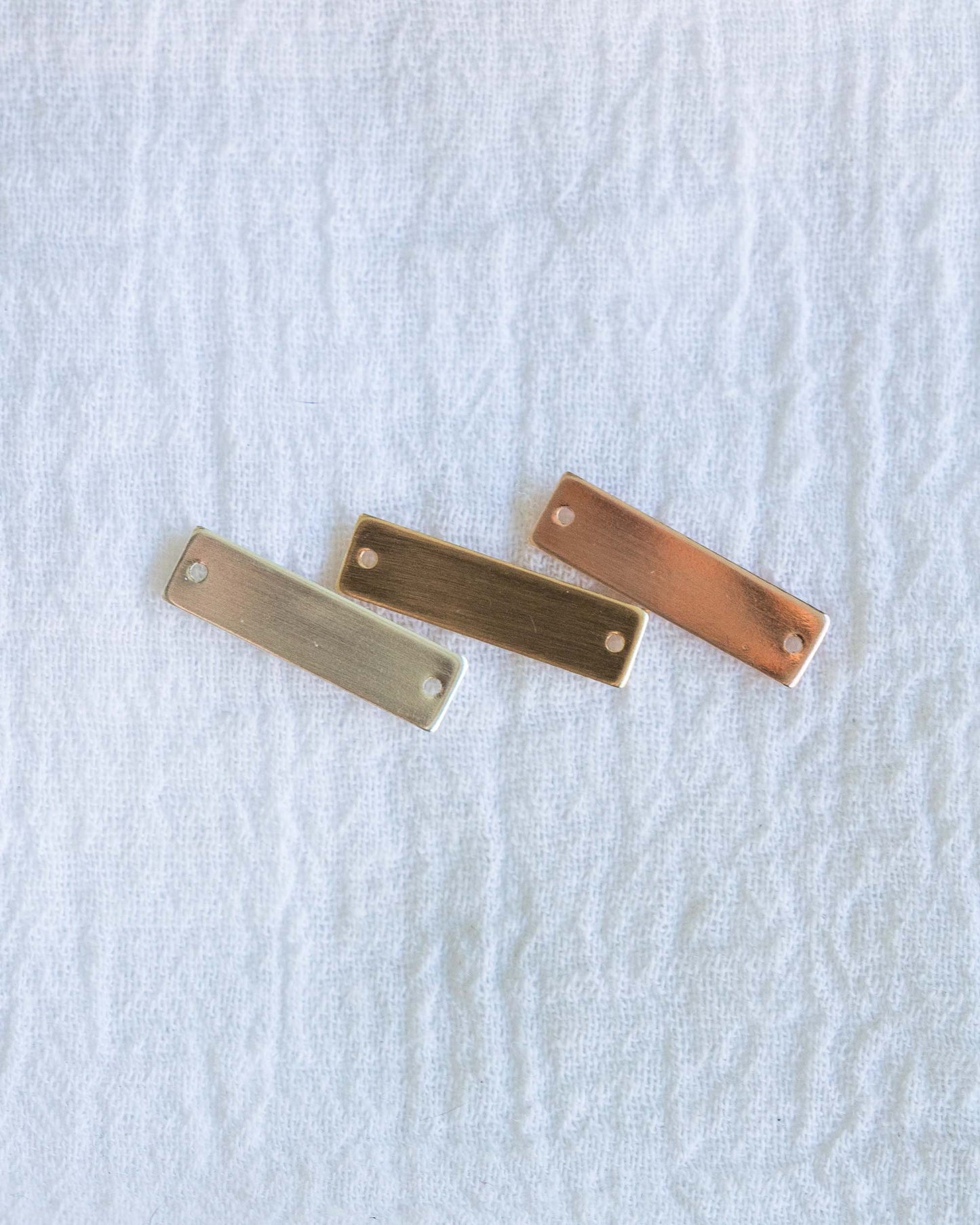19x5mm Bracelet Blank with Two Holes, CN91