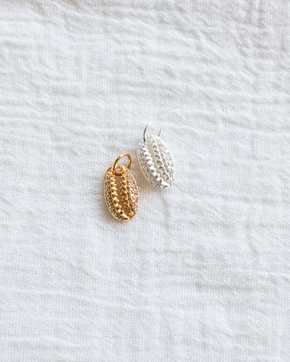 Pave Cowrie Shell Charm, CH81
