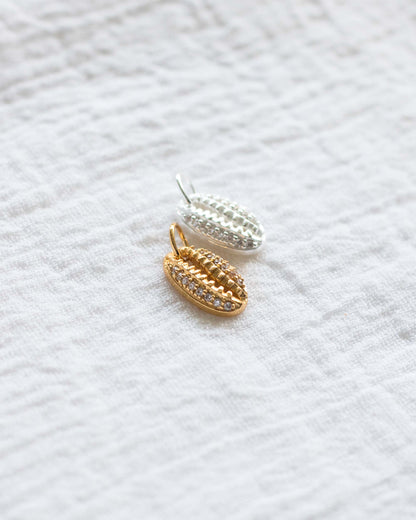 Pave Cowrie Shell Charm, CH81