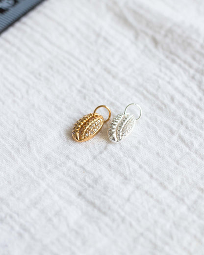 Pave Cowrie Shell Charm, CH81