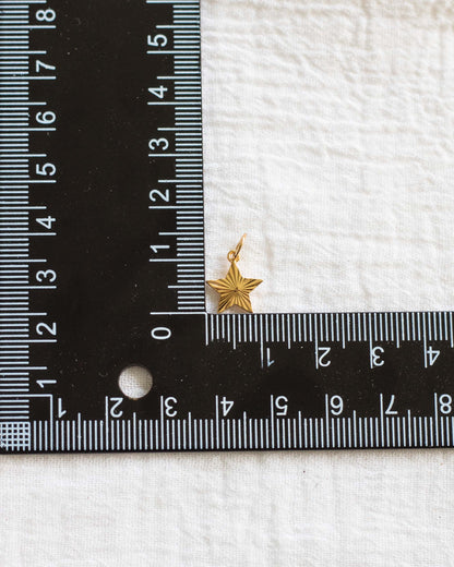 Fluted Star Charm, CH85