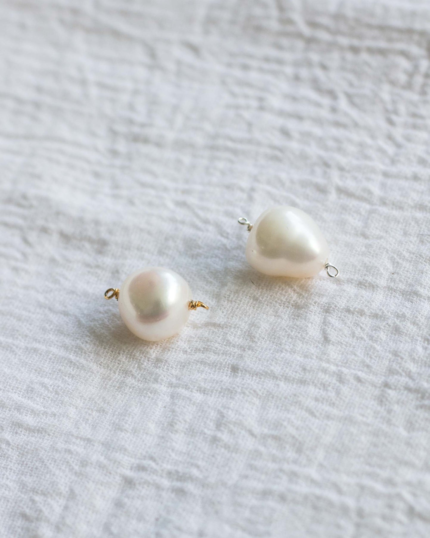 Freshwater Pearl Connector Charm, CN111