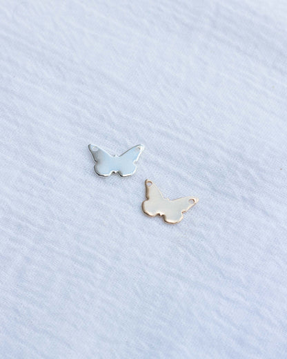 Butterfly Necklace Connector Blank, CH78