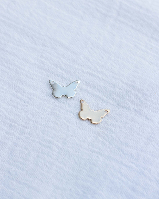 Butterfly Necklace Connector Blank, CH78