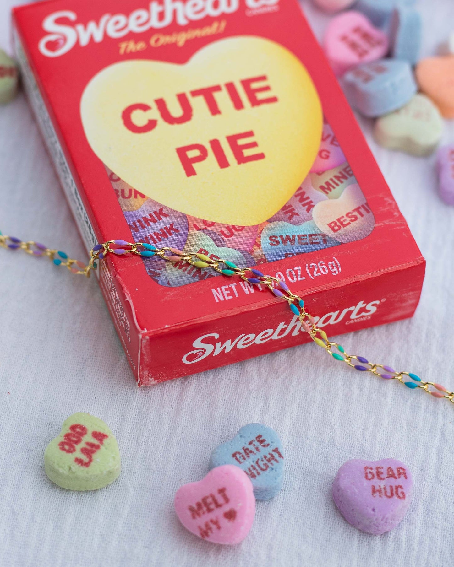 Sweethearts Inspired Enamel Chain, GP140