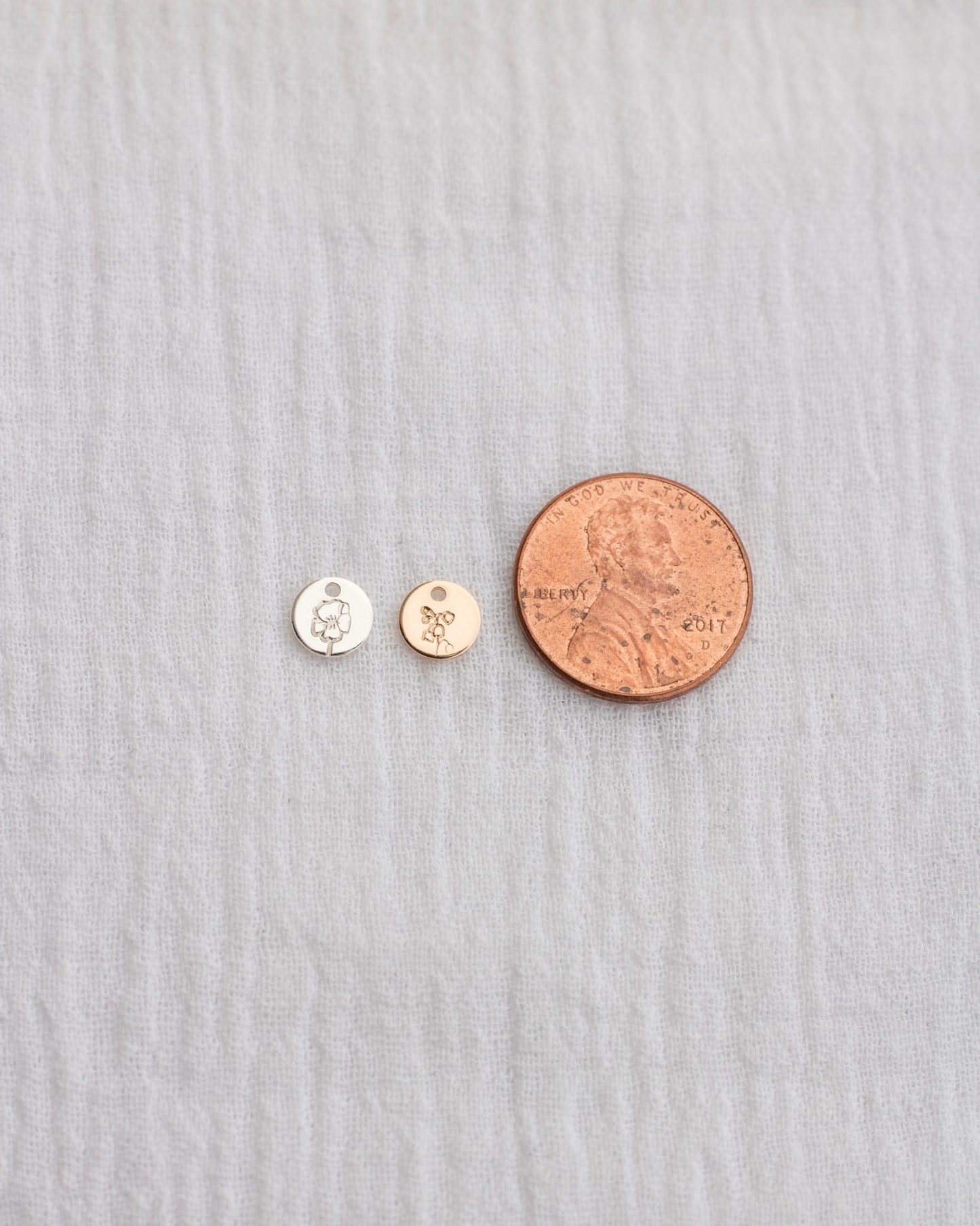 6.3mm Birth Flower Charm, CH05