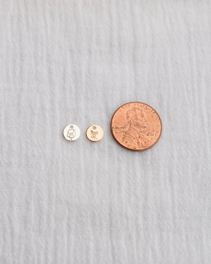 6.3mm Birth Flower Charm, CH05