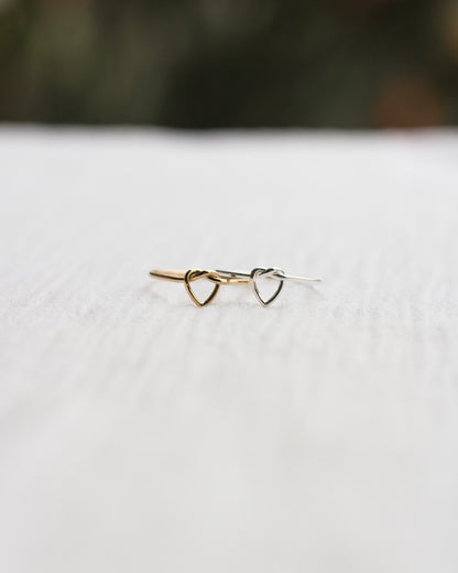 Heart Knot Ring, R27