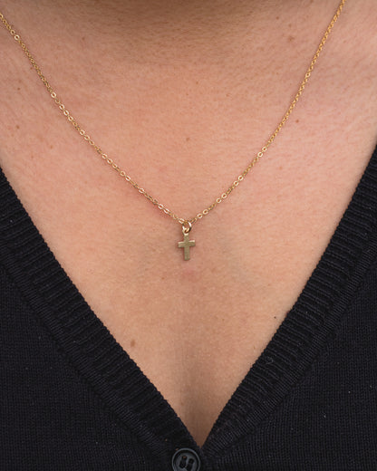 Tiny Cross Charm, CH93