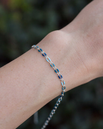 Ocean Multi Color Enamel Chain, SP115