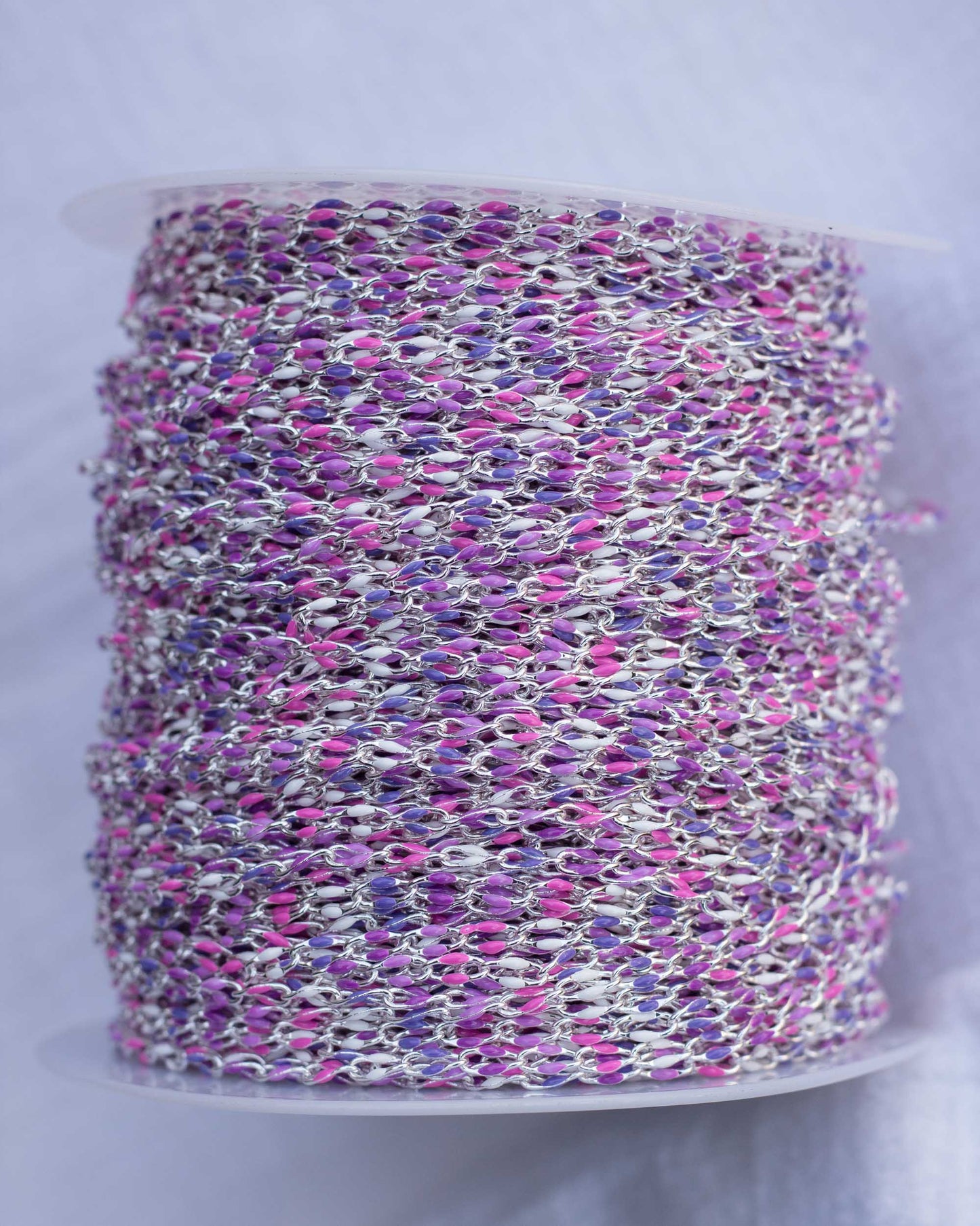 Pink and Purple Enamel Chain, SP138