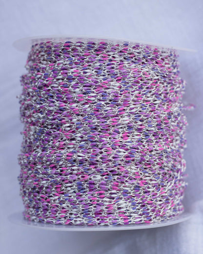 Pink and Purple Enamel Chain, SP138