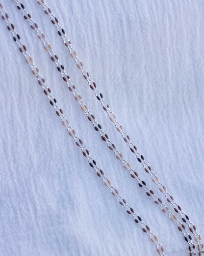 Neutrals Multi Color Enamel Chain, SP104