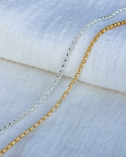2.1mm Round Rolo Chain, G9, S9