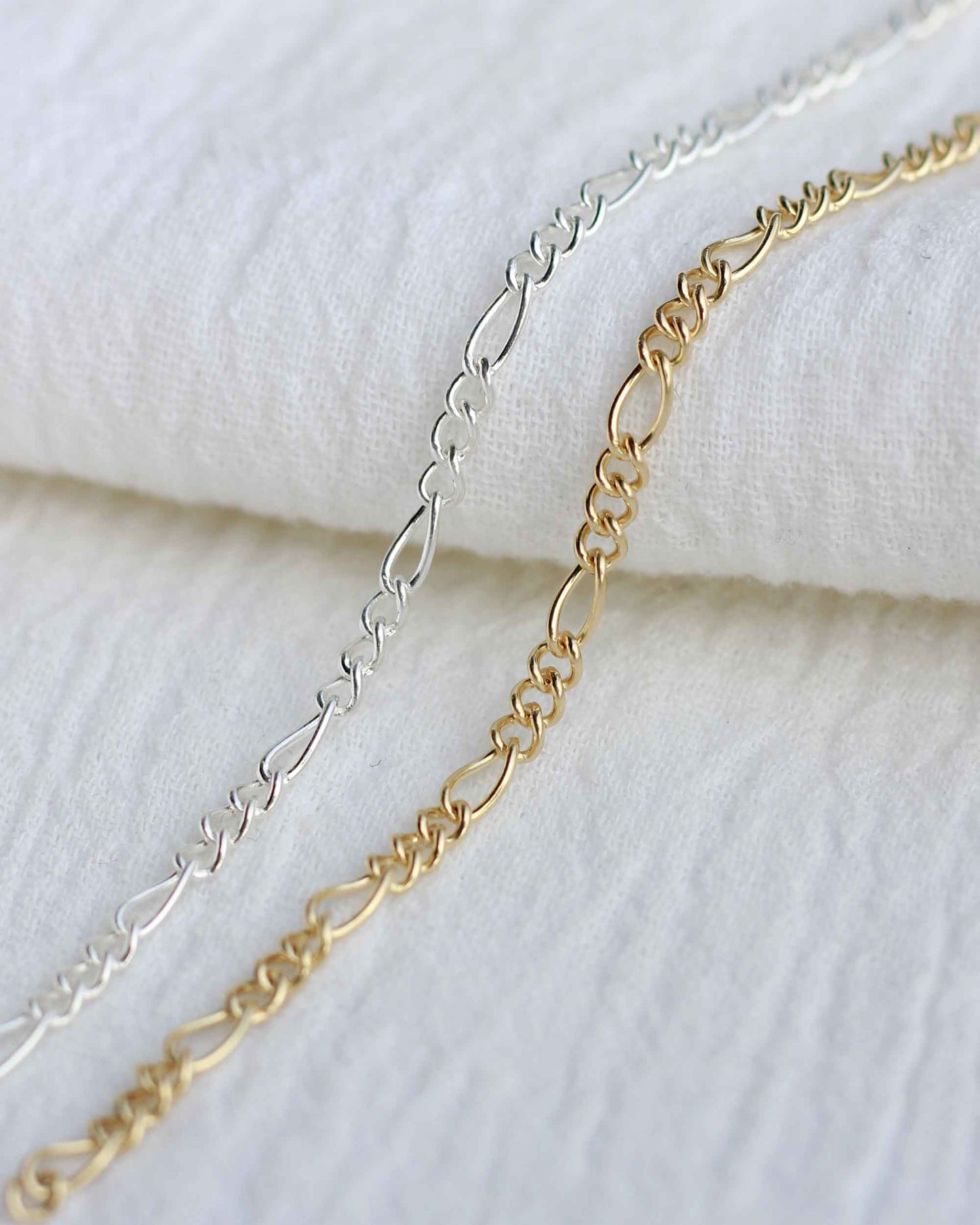 2.7mm Figaro Chain, G46, S46