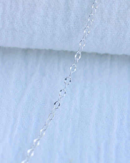 2mm Dapped Cable Chain, S23