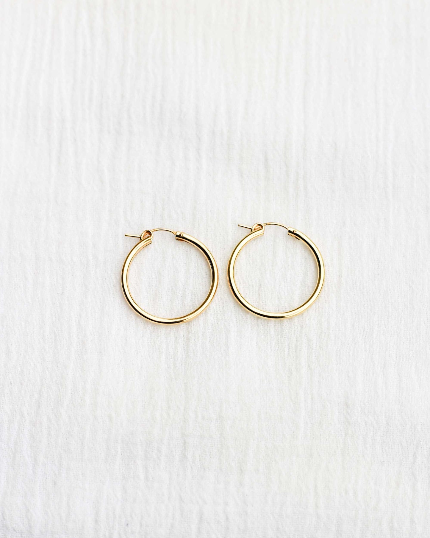 29mm Hoop Earrings, E38