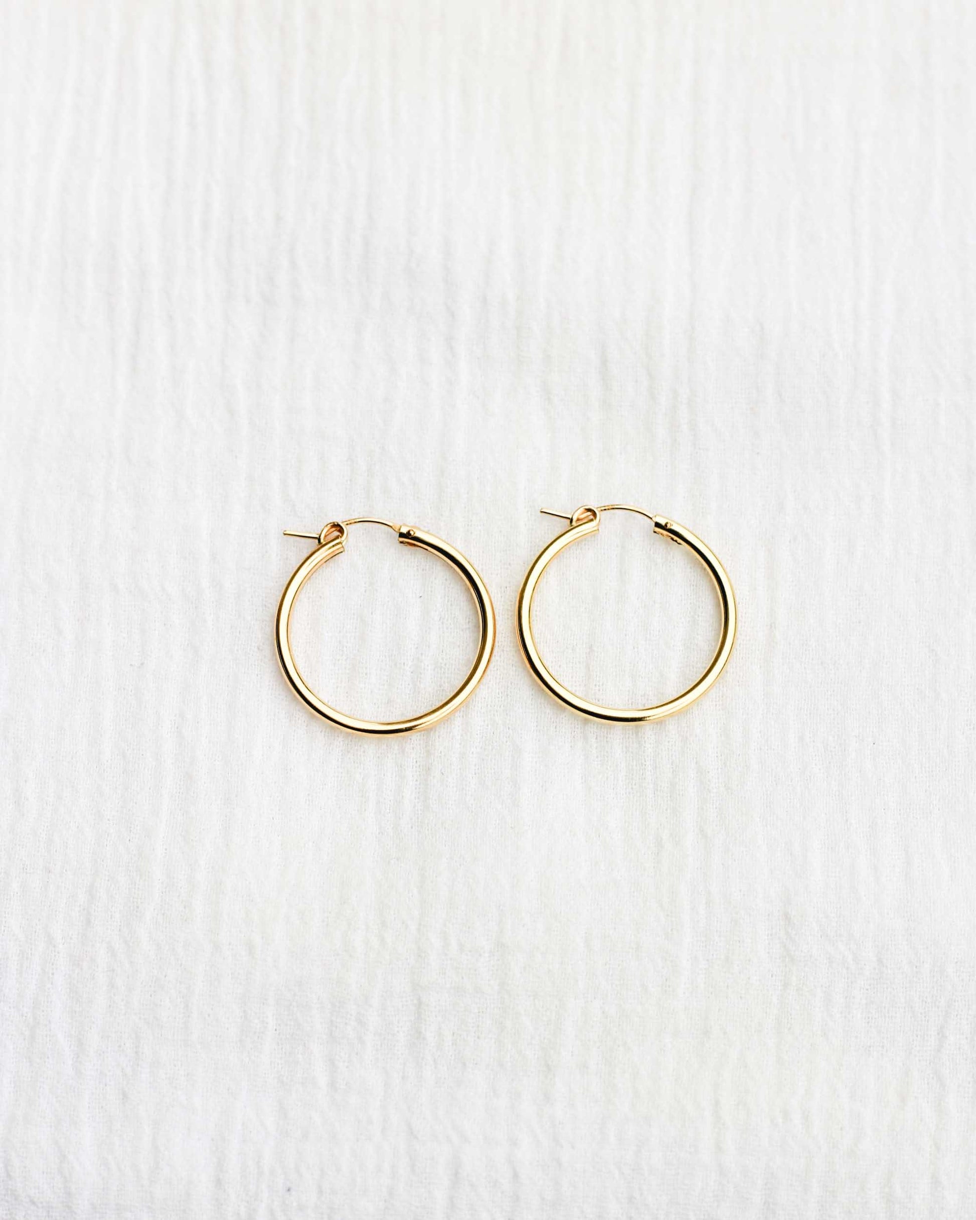29mm Hoop Earrings, E38