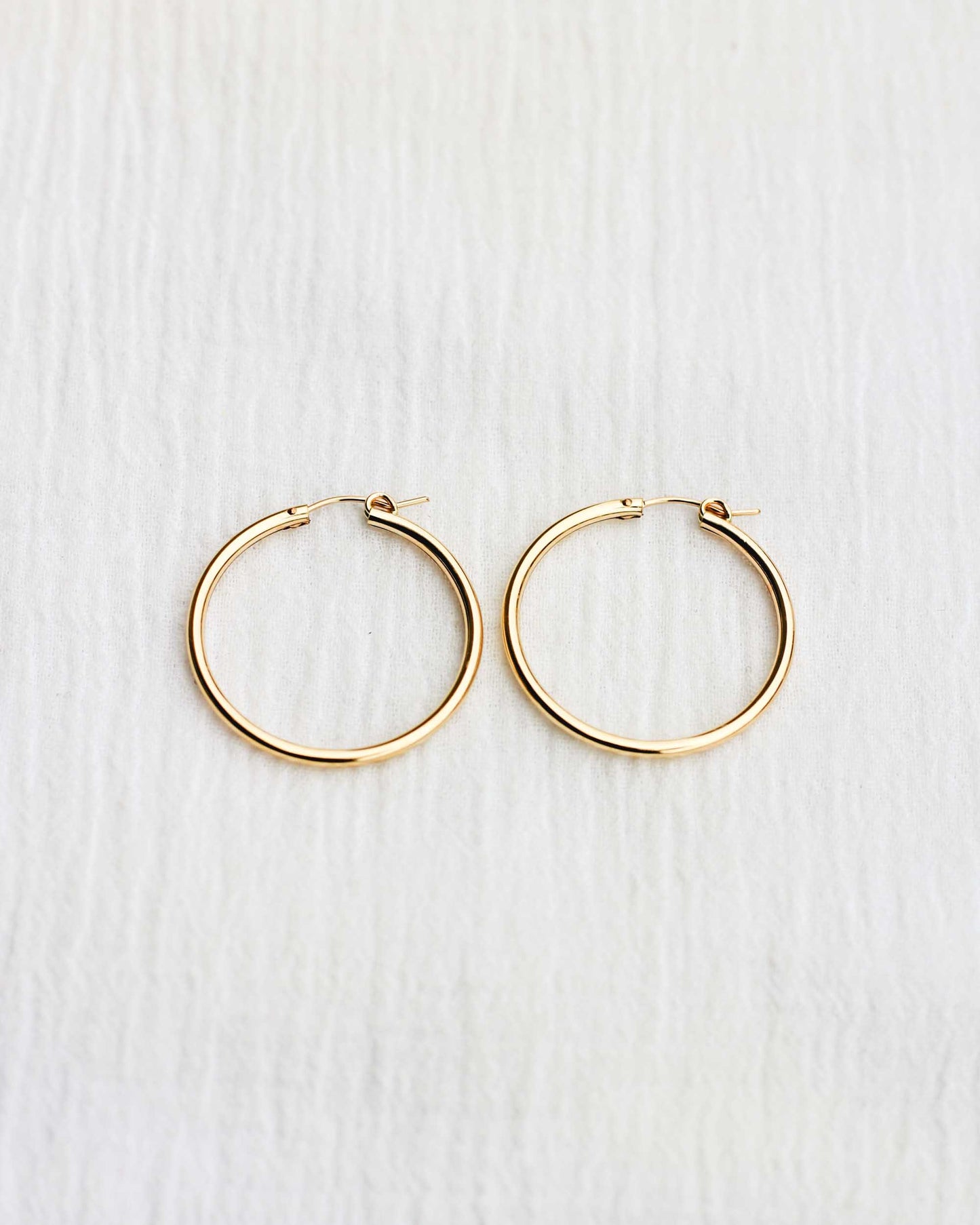 35mm Hoop Earrings, E39