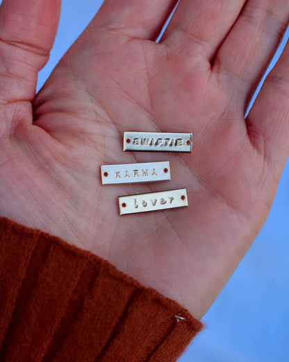 Swiftie Hand Stamped Bar, CN143