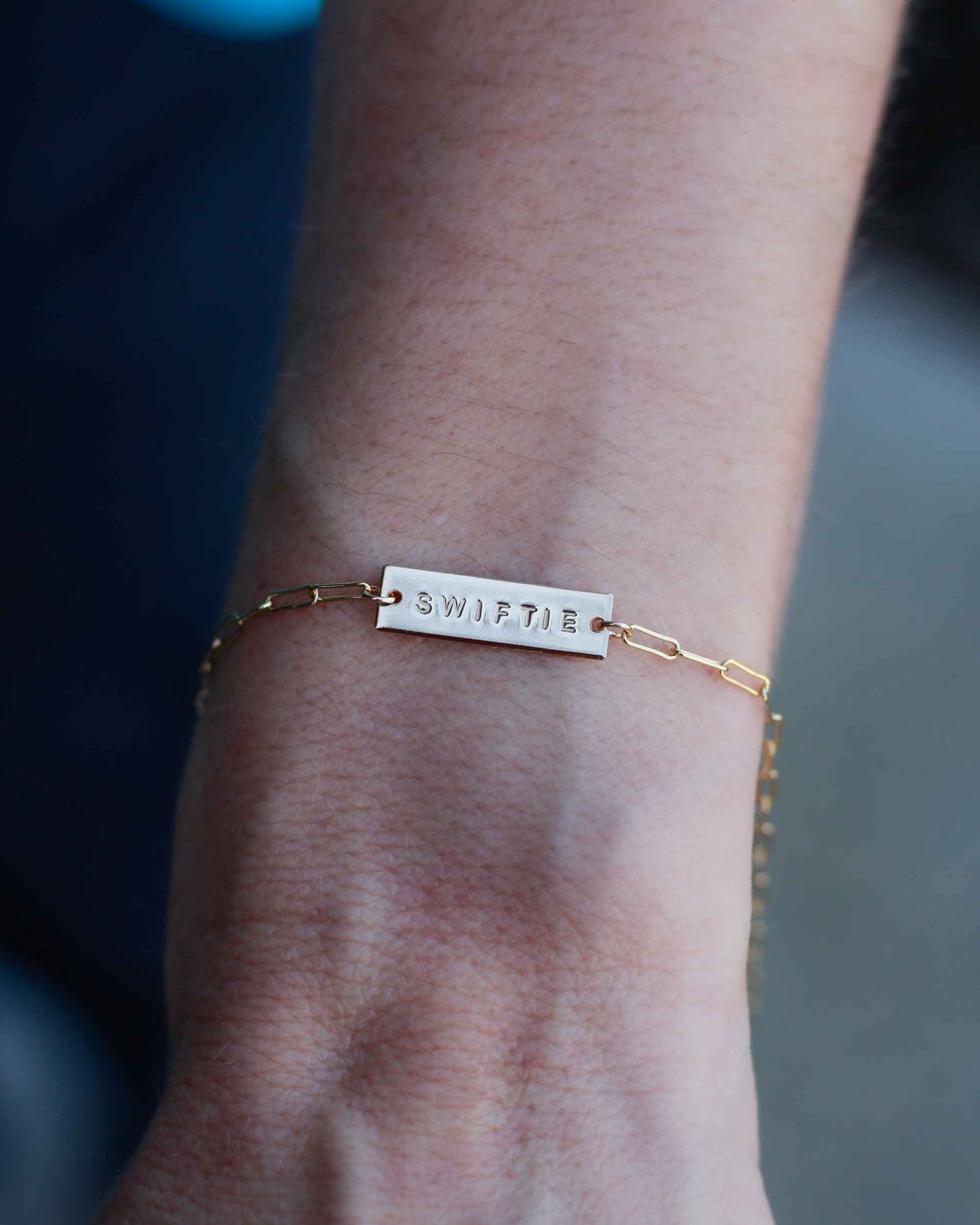 Swiftie Hand Stamped Bar, CN143