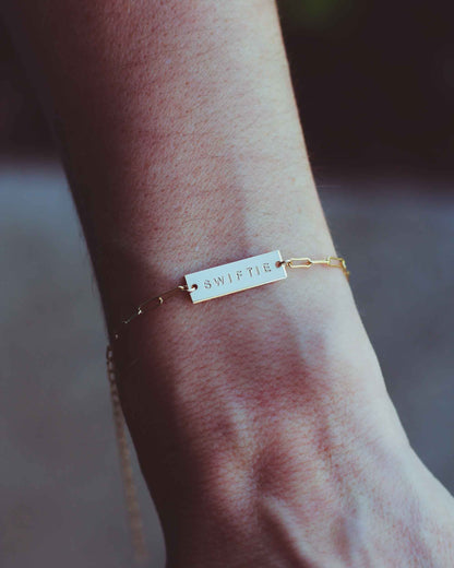 Swiftie Hand Stamped Bar, CN143