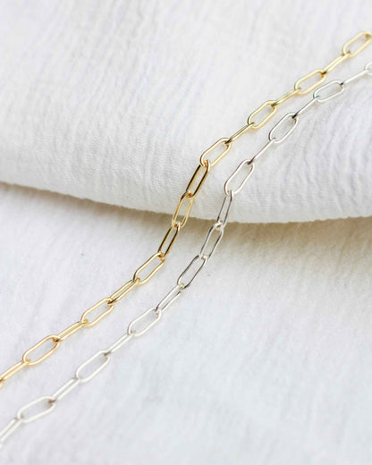3.8mm Paperclip Cable Chain, G49, S49