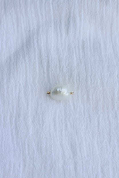 Freshwater Pearl Baroque Shaped Connector, CN122